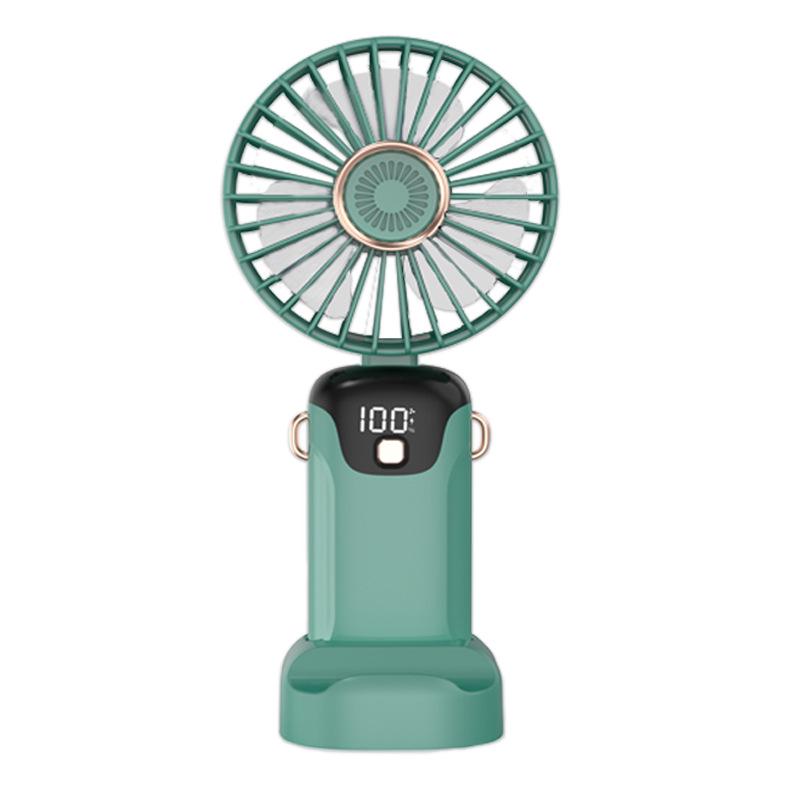 

Portable Multifunctional Folding Fan with Digital Display and Aromatherapy for Dorms and Students 193*90*45 mm темно-зеленого