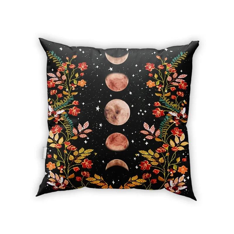 Psychedelischer Pilz Kissenbezug Moderner dekorativer Kissenbezug für Sofa Wohnzimmer Weiche Kissen Kissenbezüge Heimdeko