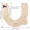 3PCS Handheld Toilet Seat Cover Comfortable Toilet Pad Paste Type Toilet Cushion  Home Use