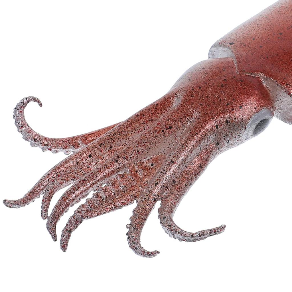 NOLITOY Spetsbläckfisk Bläckfisk för Kök och Restaurang Mat Matfotografi Interiör Havsdjur Leksaksmodell, PVC, Högupplöst Figur, Display,