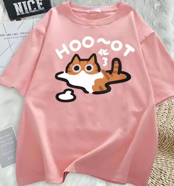 Cartoon Printed ShortSleeved TShirt Summer Comfortable Pregnant Unisex Loose Top Oversized T Shirt Graphic T Shirts