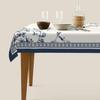 Ink Painting Style Rectangle Waterproof Tablecloth Table Decor Reusable Farmhouse Kitchen Dining Tablecloth Party Decor