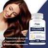 Premium Collagen Pills for Women - 120 Capsules, 2100 mg Grass Fed Collagen Supplements (Type I, II, III, V, X) + Vitamin C, Anti-Aging, Skin, Hair