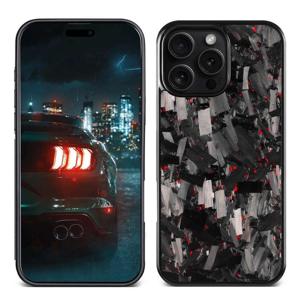 For iPhone 16 Pro Magnetic Case Large Texture Aramid Fiber + TPU Phone Cover