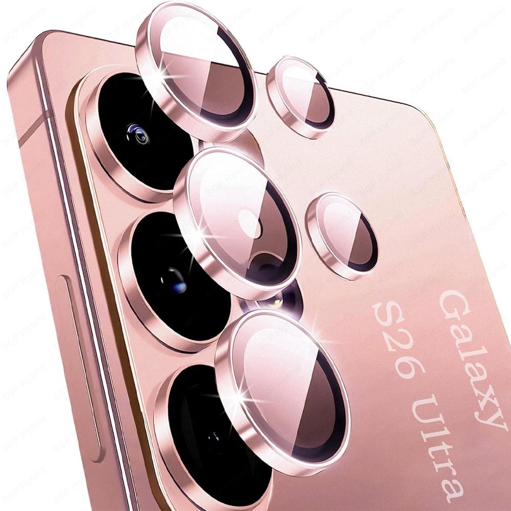 For Samsung Galaxy S26 Ultra S26 Metal Rings Camera Lens Protector Cover Protector Easy Install Camera Lens Protector Glass 4