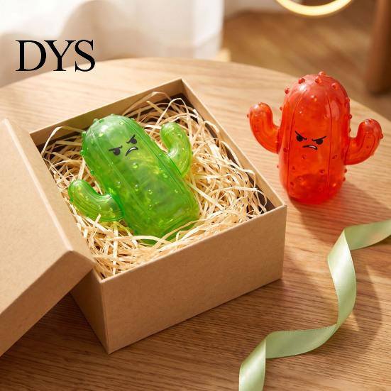 Sensory Toys for Kids Cactus Pinch Toy Stress Relief, Soft TPR Rubber Squeeze Fidget Funny Gifts Toy, Cute Cartoon Adults Tactile Tools