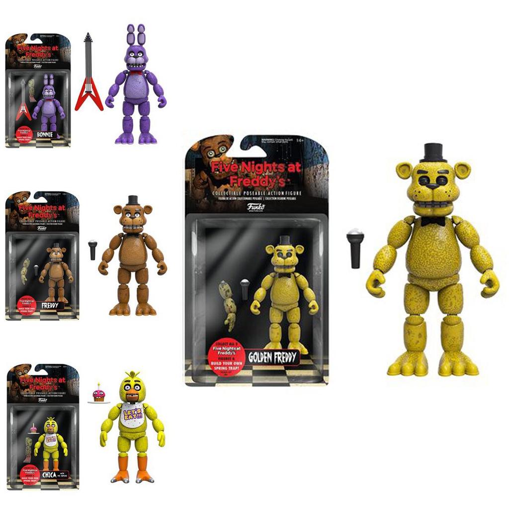 Fnaf Funko Five Nights At Freddy's Action Figure Articulated Golden Freddy For Kids