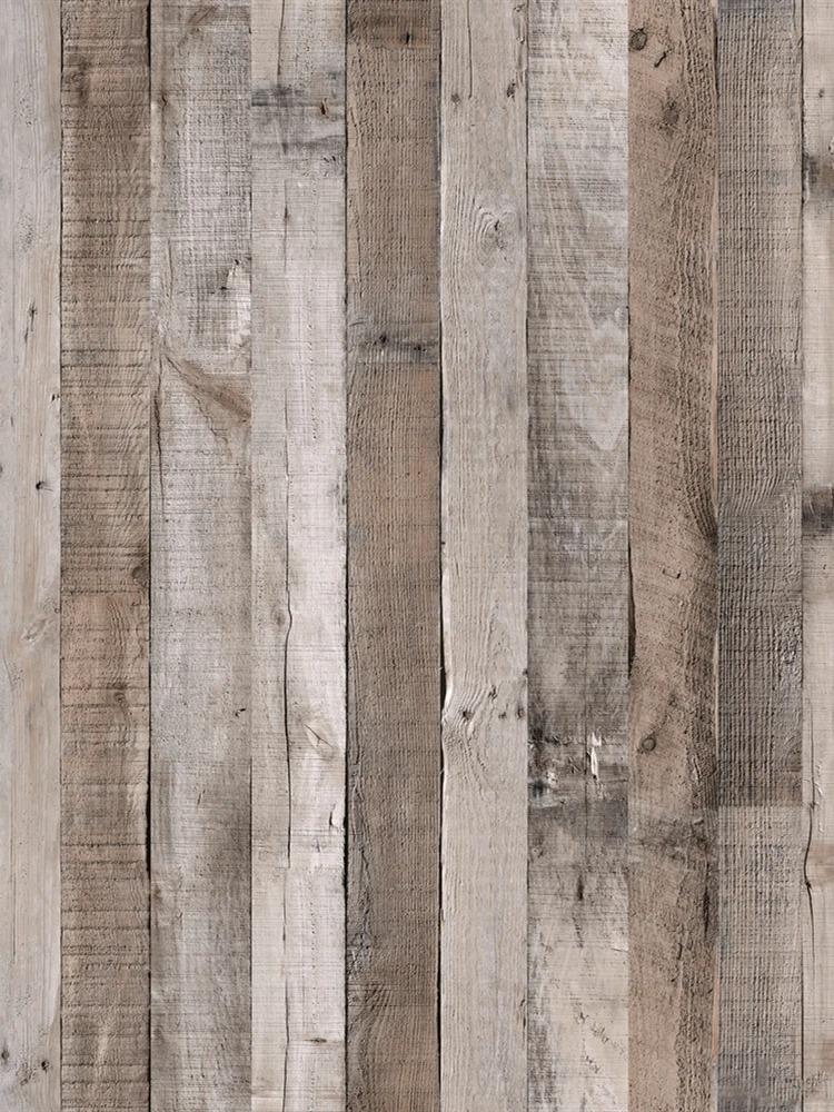 DIY Brown Retro Wood Like Texture Peeling and Pasting Wallpaper Self-adhesive Wood Board Wallpaper Roll Detachable Vinyl Sticker