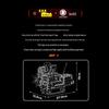 Yuxing 10212 Rotary Engine Building Blocks – 2025 Electric Remote Control Assembly Toy Gift
