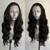 AIMEYA Black Lace Front Wig Natural Hairline 13x4 Long Body Wave Wig Heat Resistant Synthetic Hair Long Body Wave Daily Wear Wig