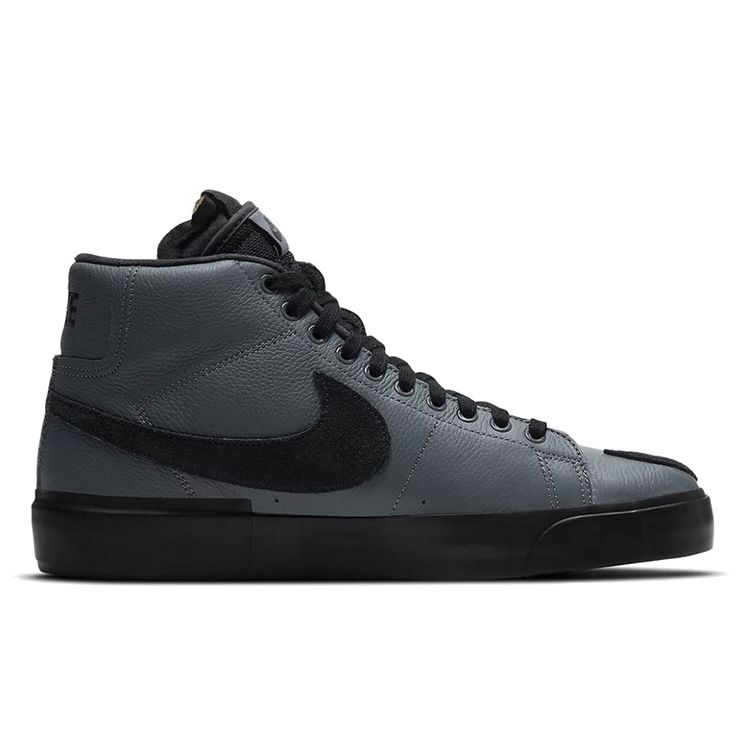 Nike Zoom Blazer Mid Edge SB Iron Grey Unisex Sneakers Black DA2189-001