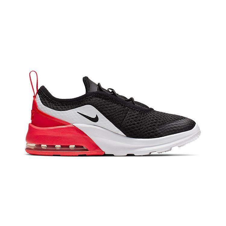 Nike Air Max Motion Lace Up Kids Lifestyle Shoes Black White Red Children Aged 3 7 Years Old AQ2743-007