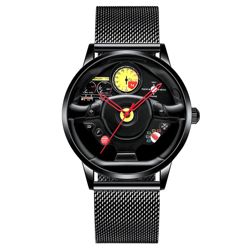 SVJ Off-Road Waterproof Hollow Steering Wheel Design High-End Men s Watch
