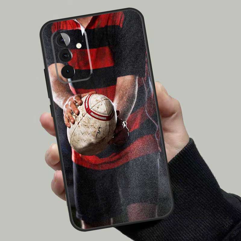 Rugby Ball Kit Team Case For Samsung Galaxy A33 A53 A13 A23 A17 A06 A16 A56 A36 A54 A34 A14 A52 A32 A15 A35 A55