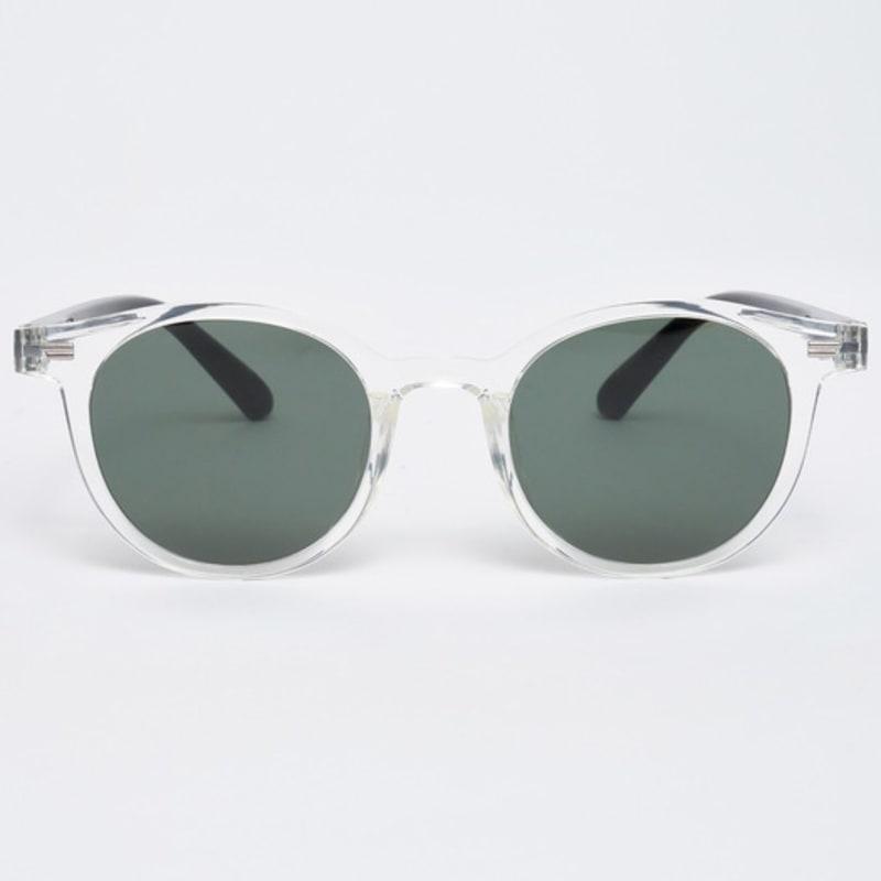 

aloeyewear [ALO] AL3303 2009 Rilsan Clear Boston Frame Transparent Clear Sunglasses