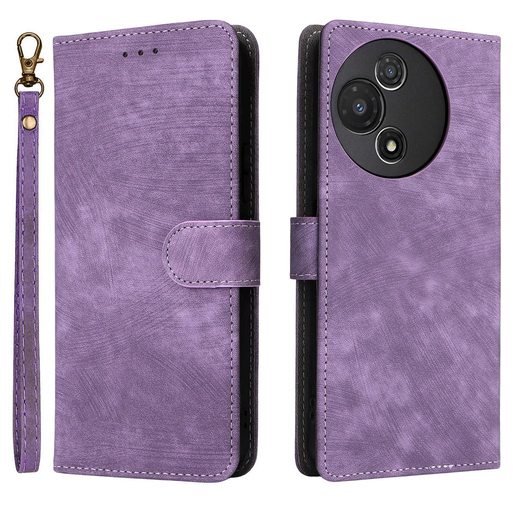 For TCL 60R 5G/60 5G Case Wallet RFID Blocking PU Leather Cover Stand with Strap