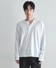 Wednesday Oasis Breeze Henley Neck Long Sleeve T-Shirt_White(W26Tp02)