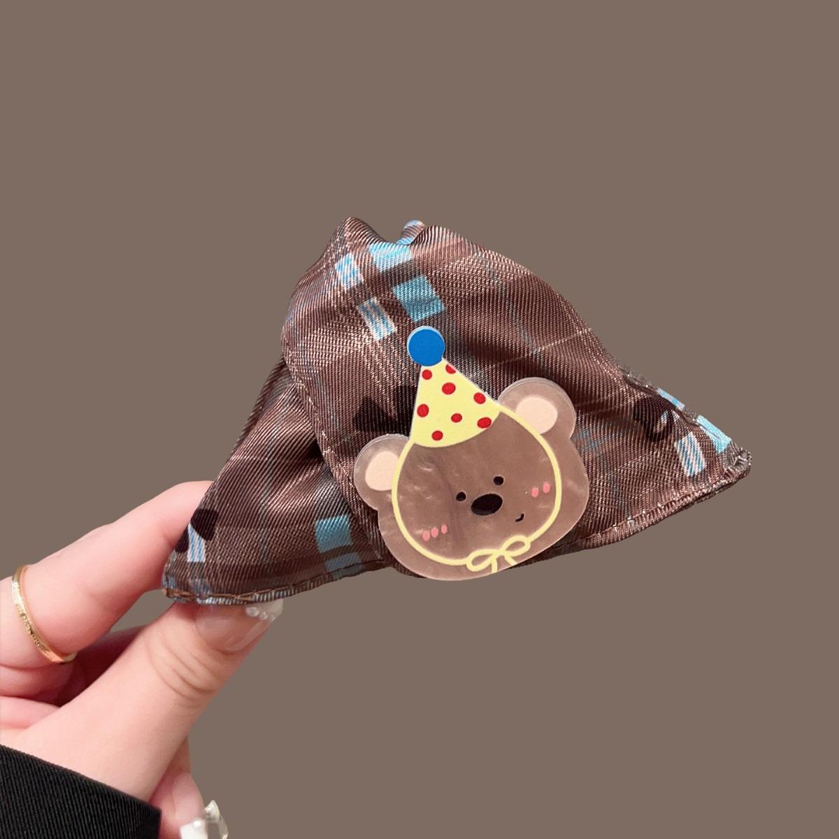 

Exquisite women s hair claw grid cartoon fashion cute girl fun multifunctional hair clip retro sweet hair accessory clip Size fits all