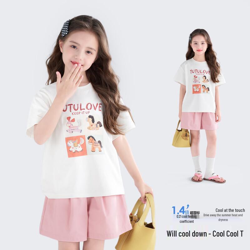 Tutuxiaoxiang Kids  Summer Short Sleeve T-Shirt 160