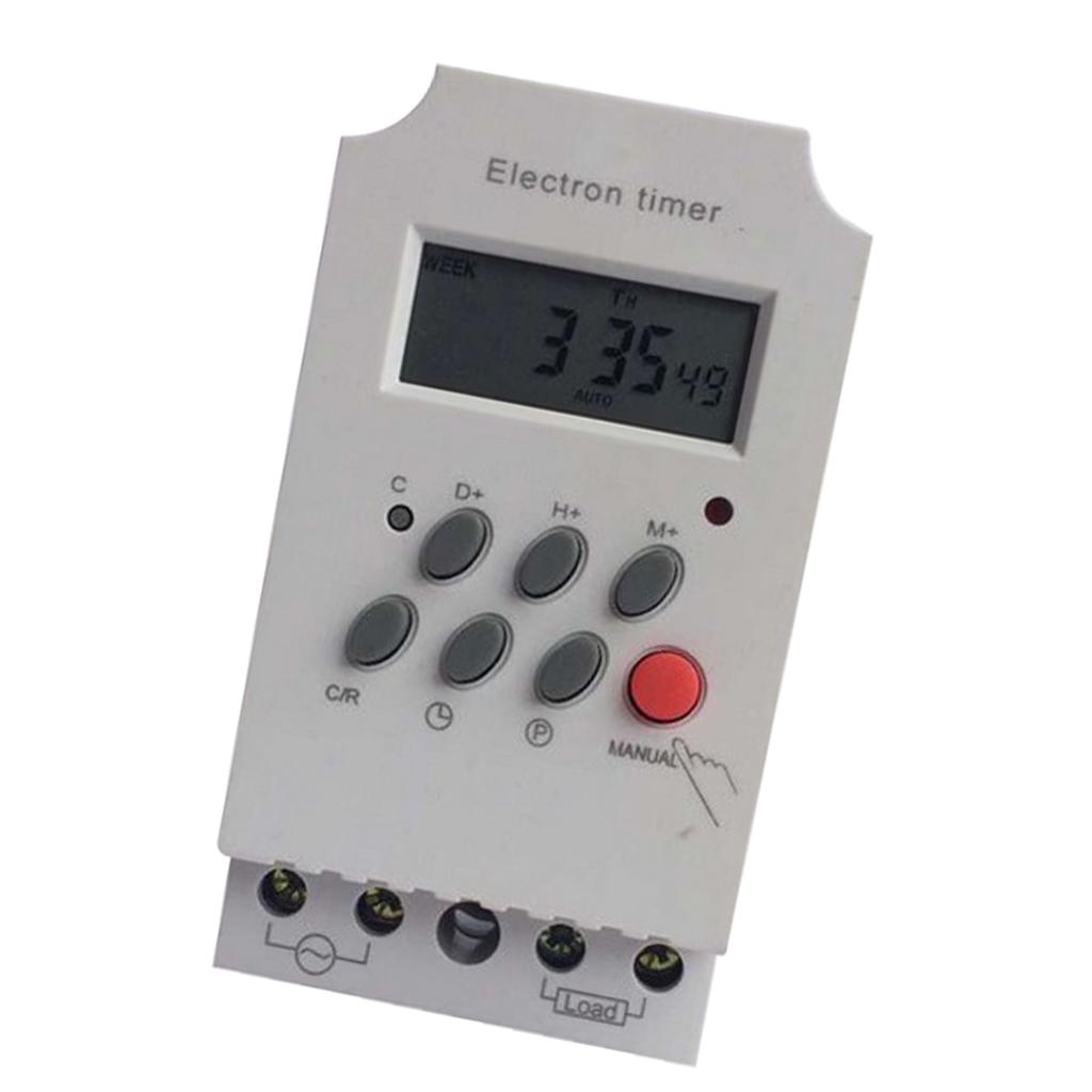 Micro Computer Switch Weekly Digital Time Relay 220V