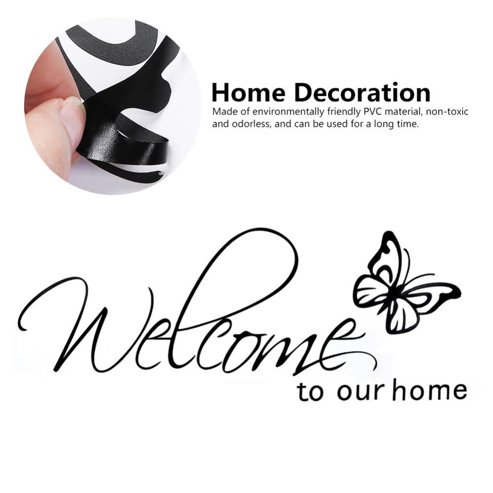 3Pcs Removable Adhesive Removable Wall Decals PVC Self Adhesive Wallpaper Home Wall Decoration