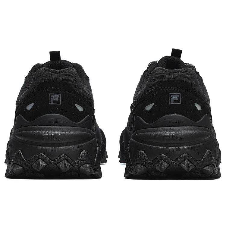 FILA Oakmont 2 WE Textile, Synthetic Leather, TPU Low top Casual Shoes Women's Black F12W242117FBK