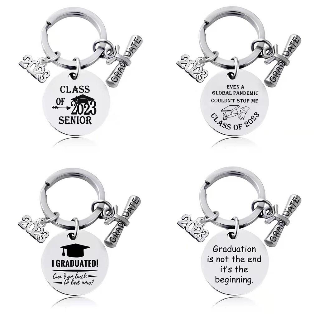 Steel Elegant Stainless Keychain Gift For Graduates Perfect For Celebrations And Parties