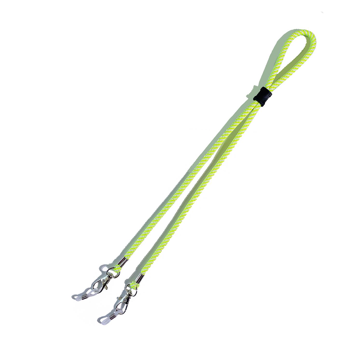 

Красочный плетеный полиэстеровый шнурок унисекс для детских очков и маски светло-зеленый