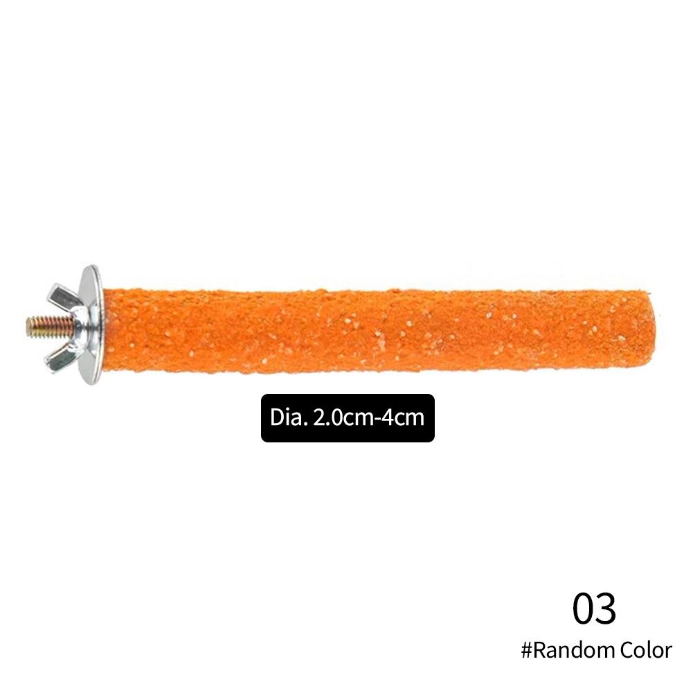 1pc Parrot Toys Cage Bird Perch Parrot Stand Platform Chew Toy Paw Grinding Pet Toys For Parakeet Birds Cage Accessories Supply