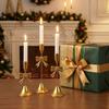 Vintage Candle Stands Electroplated Candlestick Holder Bowknot Candle Holders  Table Decor