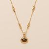Collana multistrato impilabile con pietre preziose, Amazzonite, Giada Rosa e Perline di Rame