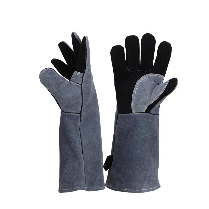 Oqi Heat-Resistant BBQ Gloves: Flameproof, Anti-Scald, Outdoor Barbecue & Oven Protection.