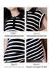 Girls' Summer Striped Polo T-Shirt Dress - New Style for Big Kids