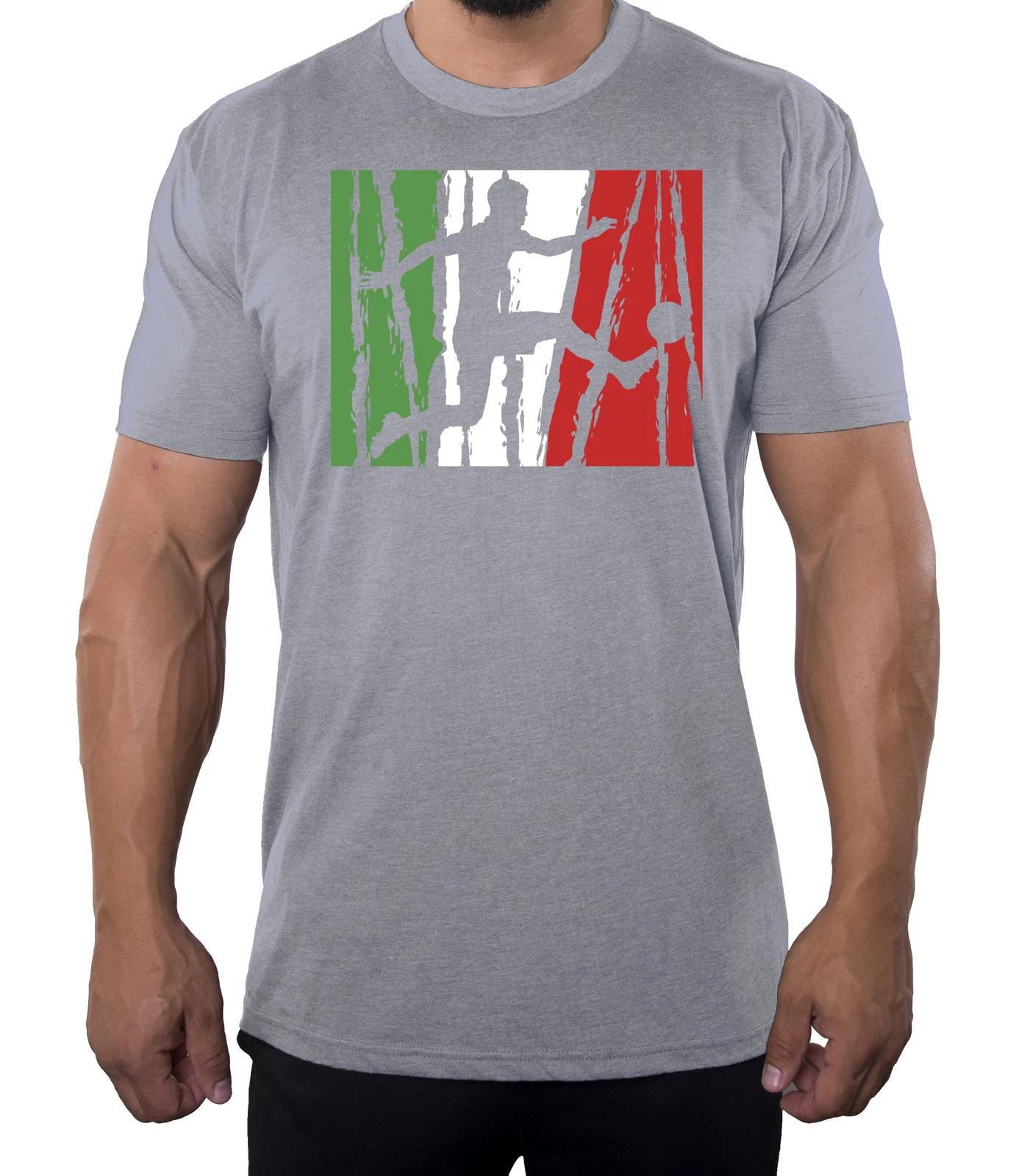 Italian Soccer Pride T-Shirt, Italy Soccer Shirt, Men s Soccer Shirts XL