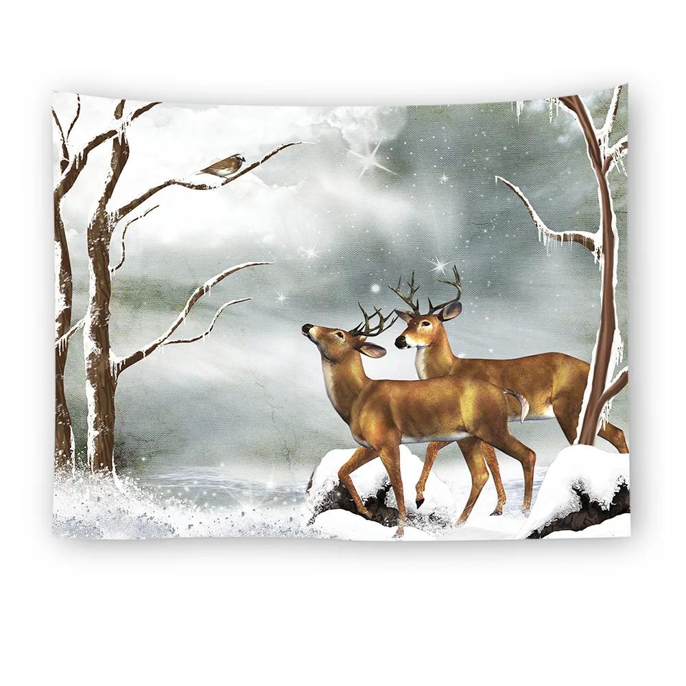 

Рождественский снеговик гобелен печать настенный ковер пляжное полотенце скатерть настраиваемая 150x230cm