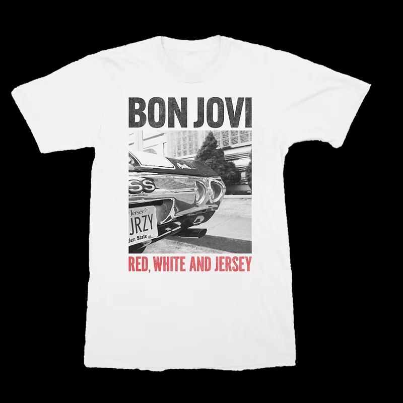 2026 New Summer Spring Bon Jovi Cotton Rock Band Album Cover Graphic Tshirt Men Women Unisex Tshirt Y2K 4XL