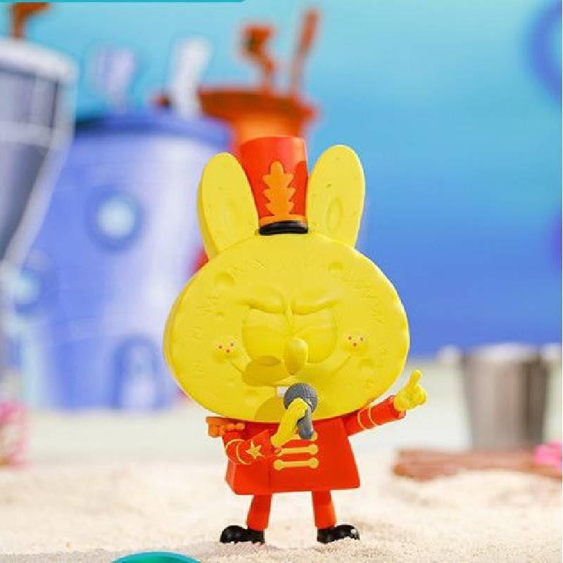 Authentic Popmart Labubu Spongebob Series Collectible Blind Box Trendy Toy