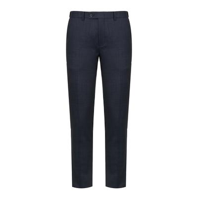 BASSOHOMME Indigo Crispino Jaspe Slim Fit Pants (Wsy2Pt50A)