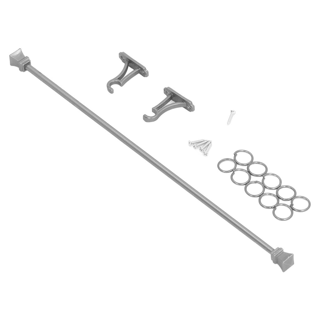 1:12 Scale Dollhouse Curtain Rod High Simulation Vivid Alloy Miniature Curtain Rail Rod for