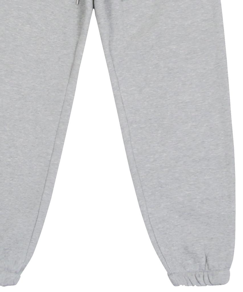 GRAVER [Unisex] Flower Dot Embroidered Sweat Jogger Pants_Gray