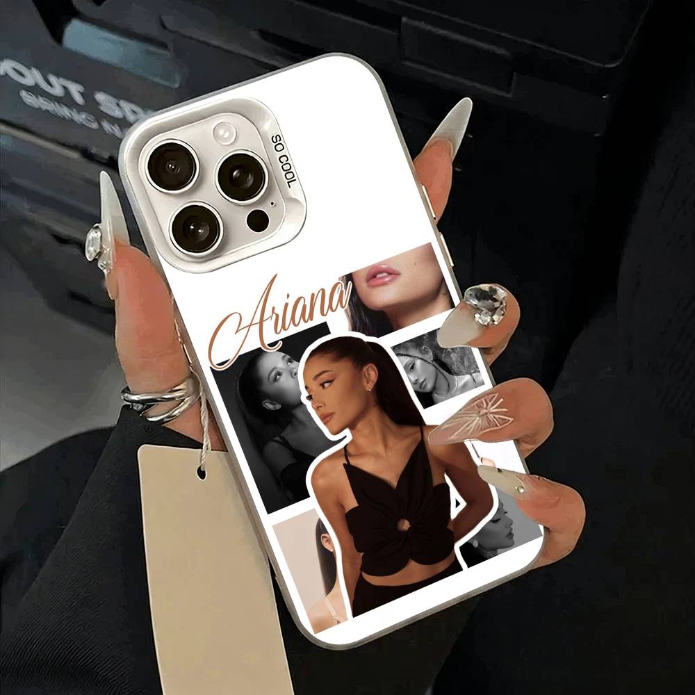 Addison- Rae Phone Case For iPhone 11 12 13 14 15 16Pro Max Plus white Sliver  Phone Cover