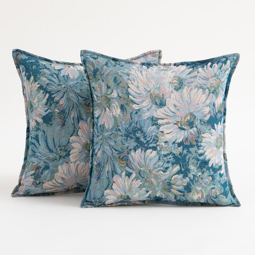 Moroccan Oil Painting Style Flower Pillow American Style Pillow Cushion Sofa Pillow Cover (Without Pillow Core)