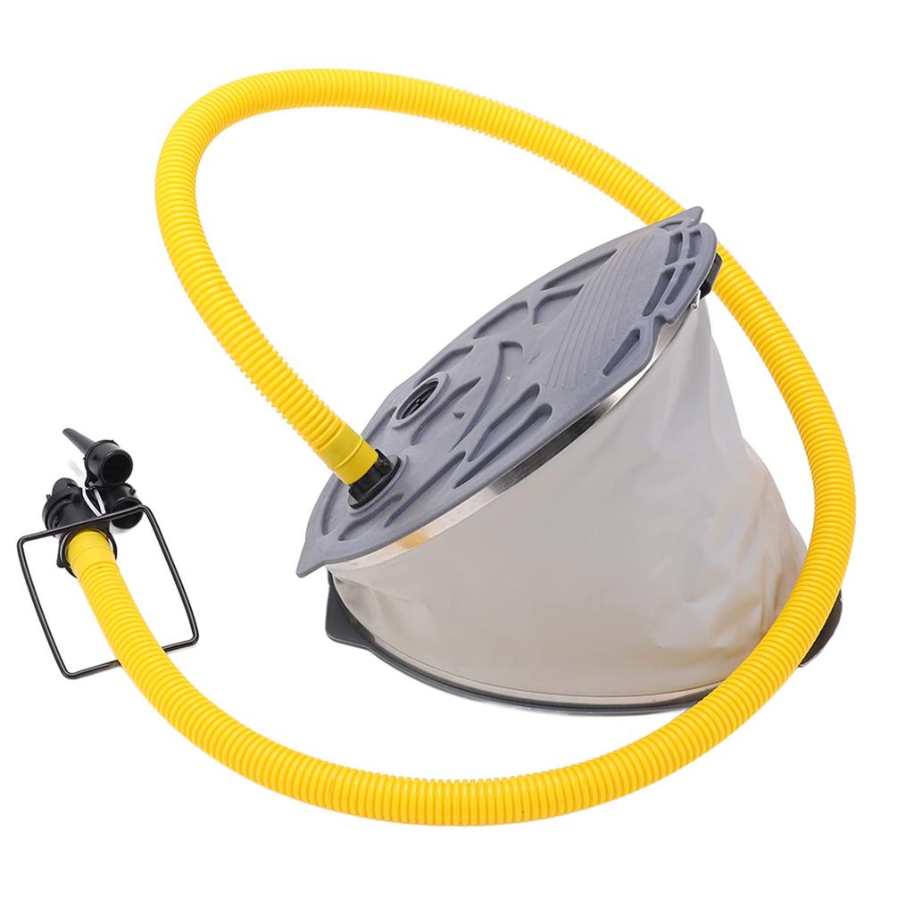 Portable Foot Air Pump for Inflatable Boats, Rubber Dinghies, and Kayaks - Compact Plastic