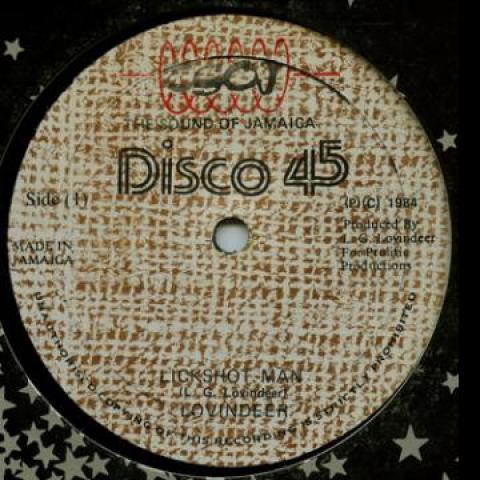 

12inch Record LOVINDEER - Lickshot Man TSOJ 1984 Jamaica Reggae, Ska & Dub