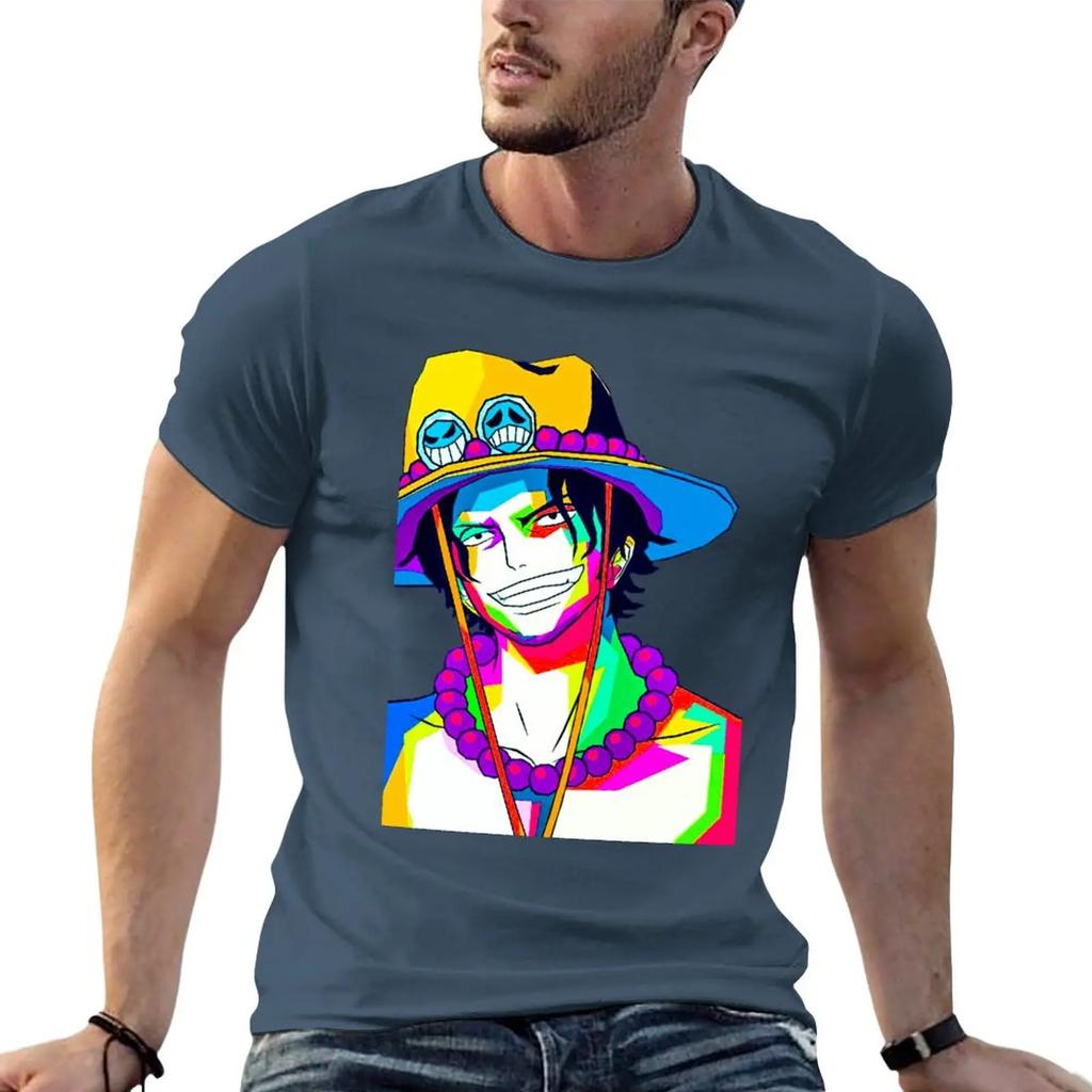 Portgas D. Ace T-Shirt plus size tops customs t shirts for cotton
