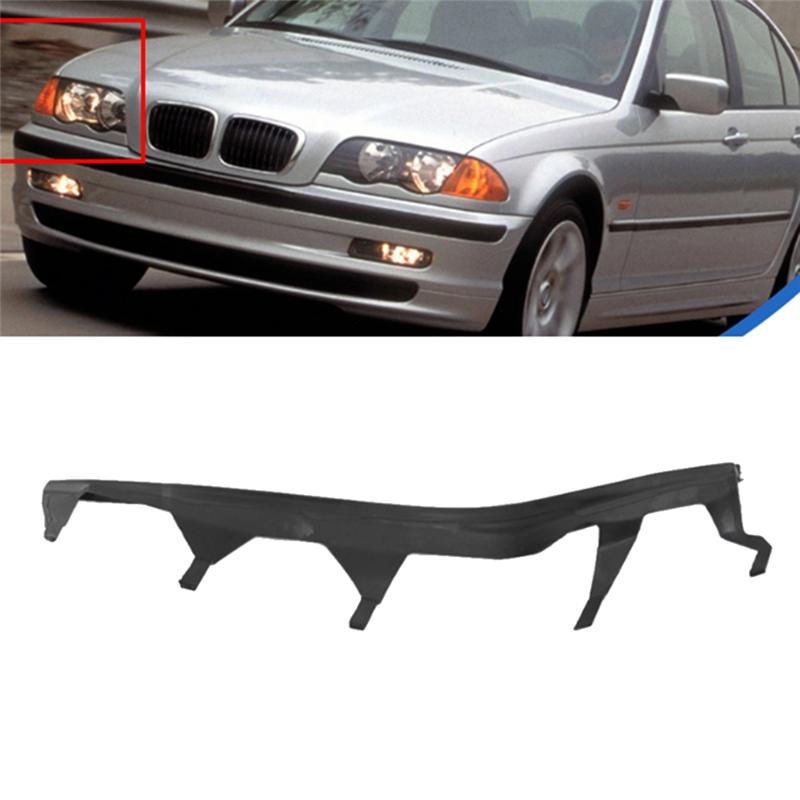 Car Front Upper Headlight Cover For BMW E46 4 Door 2002-2005 Sealing Strip 63126921859 63126921860 Right