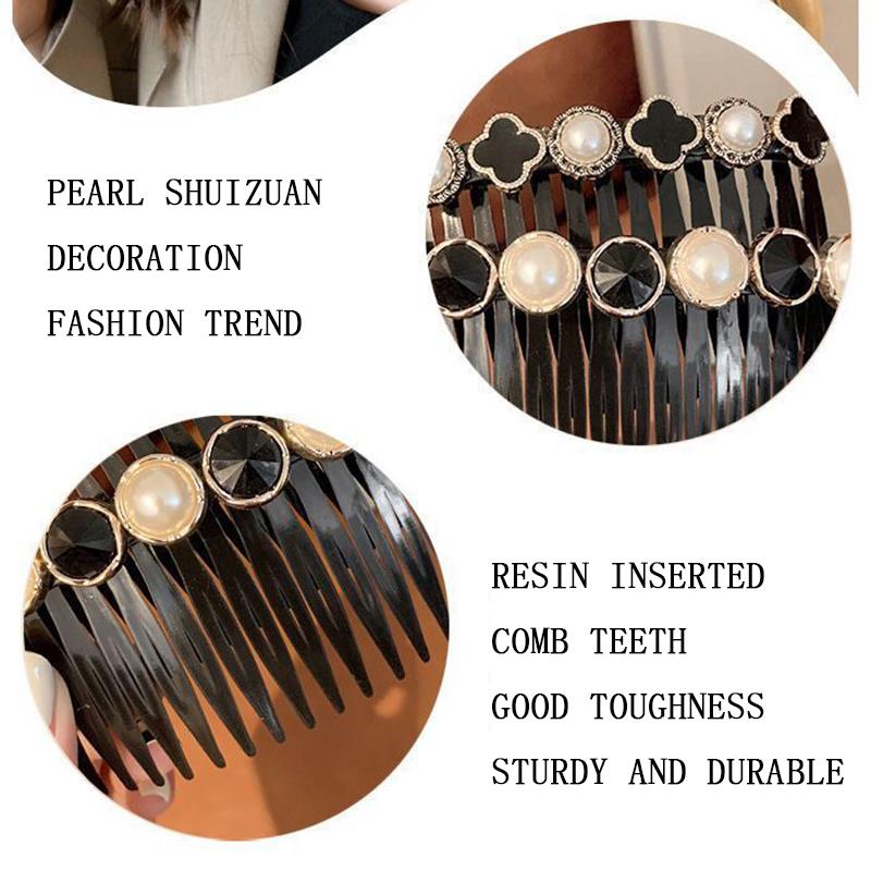 Pente, Inserir, Pente, Franja, Cabelo antiderrapante, Grampo de cabelo, Cabelo quebrado, Faixa de cabelo Faixa de cabeça Grampo de cabeça