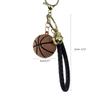 Fashion Simple Basketball Bells Charm Keychains Unique Ornaments Keyring Backpacks Handbag Charm Pendant Key Holder