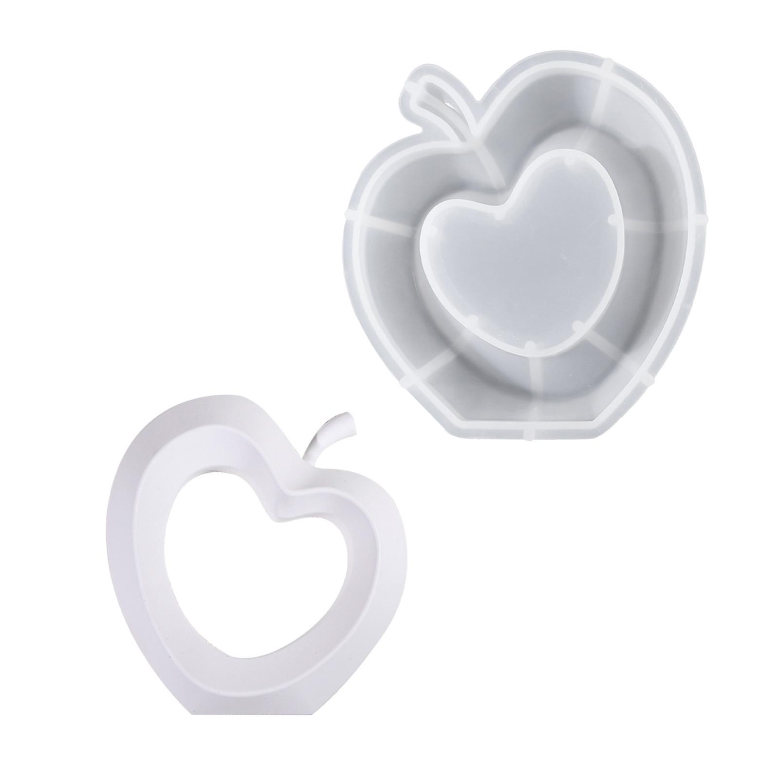 

Creative Hollow Apples Ornament Epoxy Resin Mould Silicone Mold for DIY Home Decoration and Gift Making Jewelry Tool S