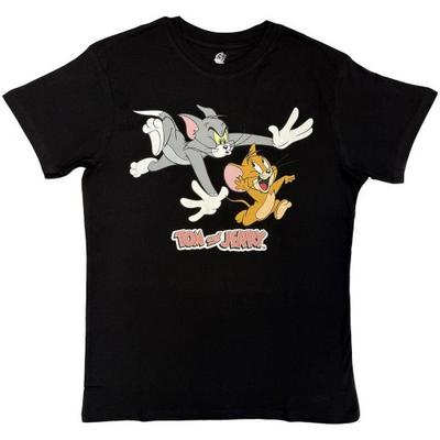 Tom & Jerry Unisex Volwassen Achtervolgingsscène T-shirt